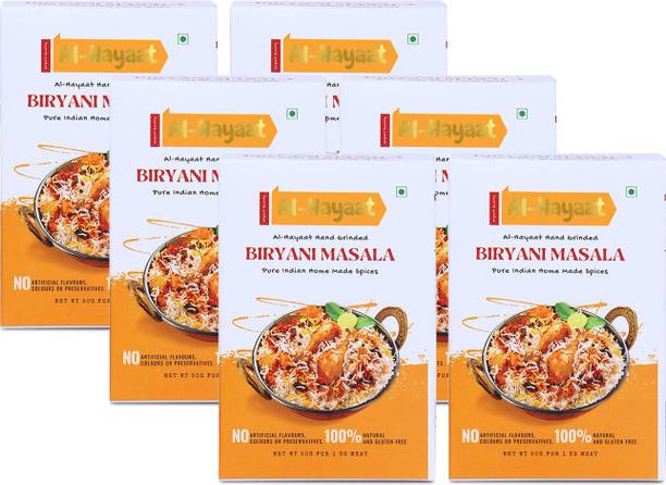 Hayaat Biryani ( Classic & Spicy) - Easy to Cook Mix masalas pack-6