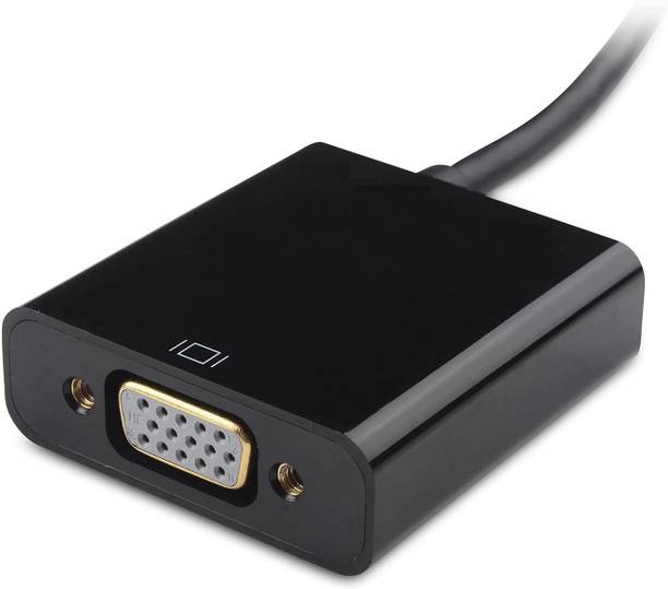 RHONNIUM  TV-out Cable Gold-Plated HDMI to VGA Adapter (Male to Female)-H6