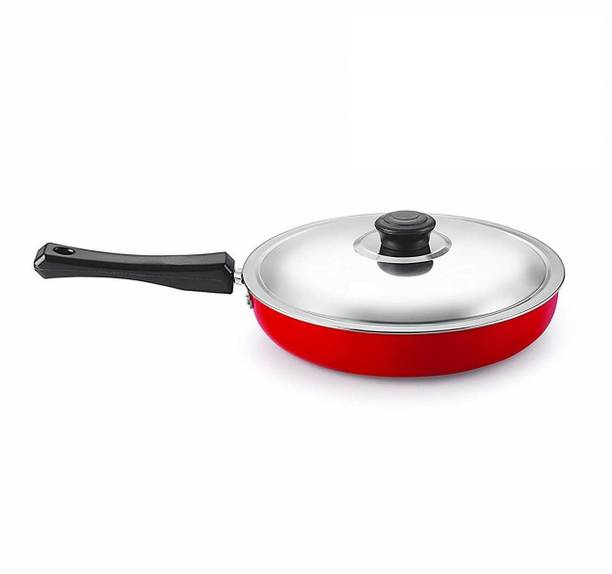 HM EVOTEK Non Stick Fry Pan With Stainless Steel Lids And Handle FP-99 Fry Pan 23 cm diameter with Lid 1.5 L capacity