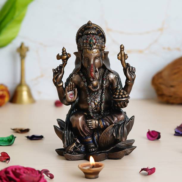 Mukundra Art N Craft GANESHA IDOL Decorative Showpiece  -  18 cm