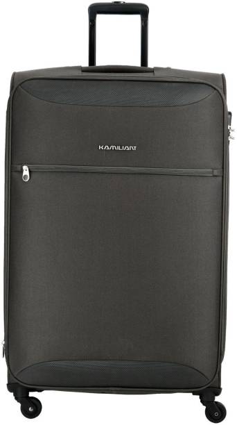 KAMILIANT by American Tourister Zaka Polyester 56 cms Softsided Luggage Cabin &amp; Check-in Set 4 Wheels - 22 inch