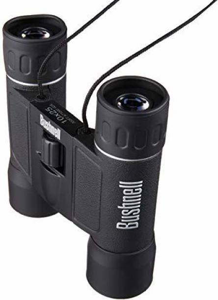 Bushnell Powerview 12x25 Compact Folding Roof Prism Binocular (Black) Binoculars