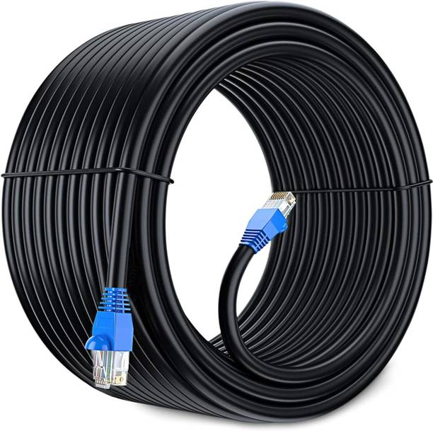 Sadow Patch Cable 50 m 50 Meters CAT 6 Ethernet Cable Lan Network CAT6 Internet Modem RJ45 Patch Cord