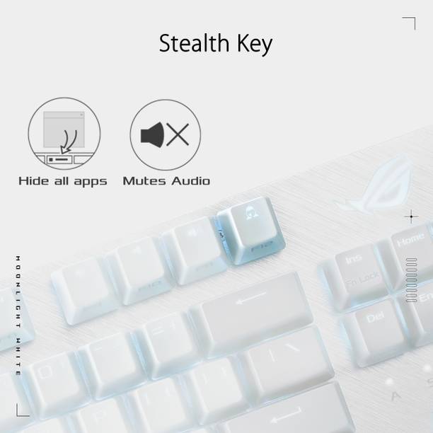 ASUS ROG Strix Scope NX TKL Moonlight White Wired USB Gaming Keyboard