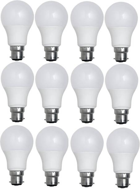 LAZYwindow LED Bulb (Cool Day White) + Surprise Gift 9 W Round B22 LED Bulb