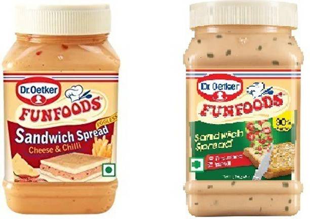 FUNFOODS by Dr. Oetker VEG.MAYONNAISE CHEESE & CHILLI + THOUSAND ISLAND