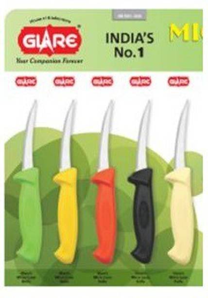 Glare 5 Pc Steel Knife Set GA 109 MICRO LASER KNIFE pack of 5