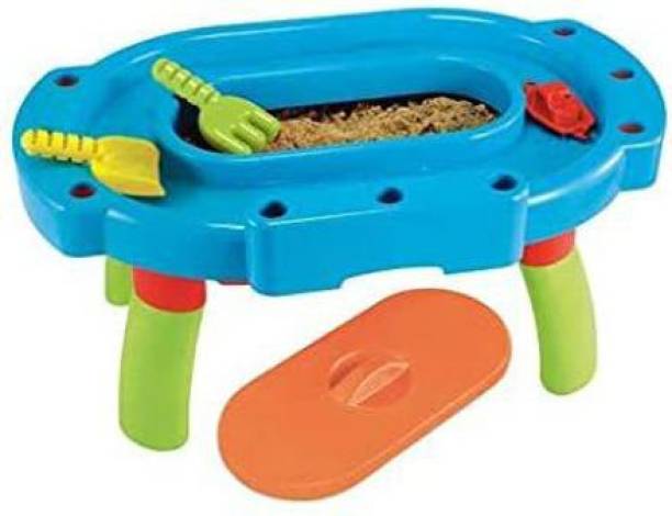 TOY GARRAGE Outdoor Sand and Water Table for Children Ages 12 Months to 3 Years
