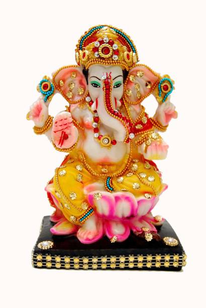 guniba god ganesh murti,ganesha murti,ganesh idol,ganesha idol,ganesha statue,ganapathy Decorative Showpiece  -  17 cm