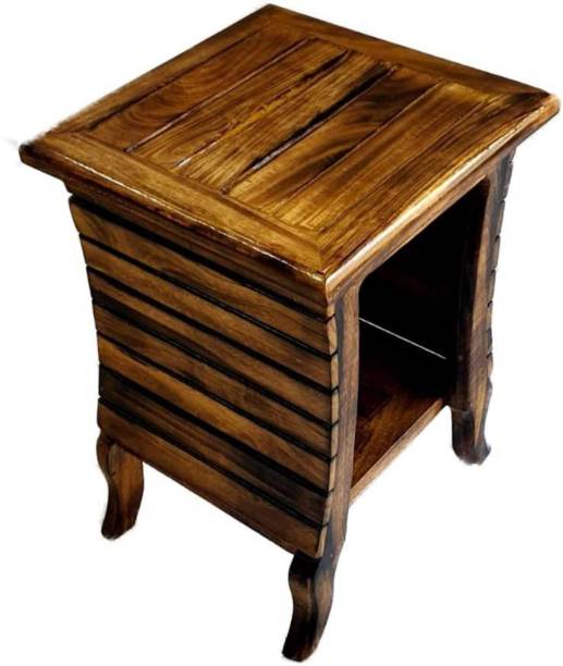 Fabwud Solid Wood Bedside Table
