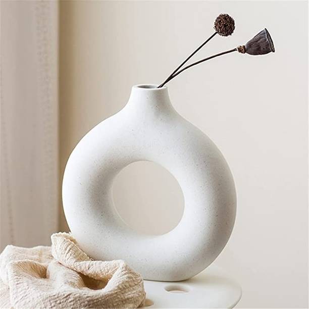 TOTOS MART donut vase Ceramic Vase