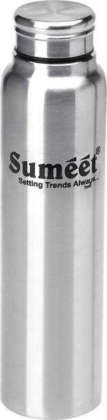 Sumeet स्लिम स्टेनलेस स्टील लीक-प्रूफ पानी की बोतल / फ्रिज की बोतल - 550ml - 1 का पैक 550 ml बॉटल