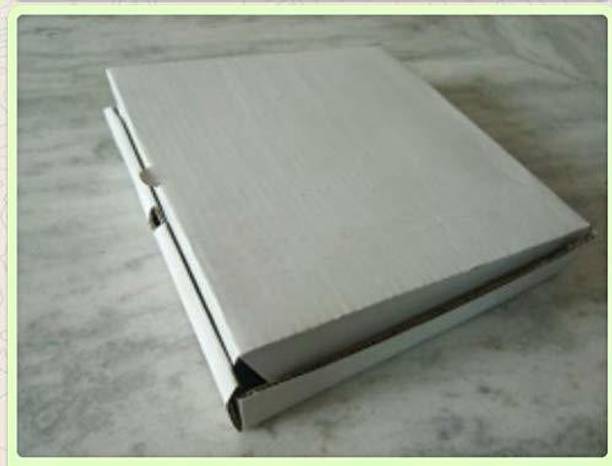 K K Industrial Pizza Box Cardboard, Paper, Craft Paper 9 Inch Pizza Box (9 X 9 X 1.5 Inch - White) - Set of 100 pcs, Pizza Packaging Box