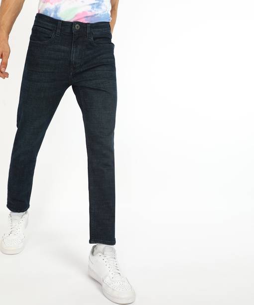FLYING MACHINE Men Slim Mid Rise Blue Jeans
