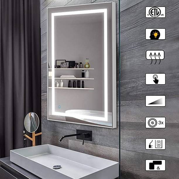 dreamexpo Rectangular Led Wall Mirror 18x24 Lighted Mirror