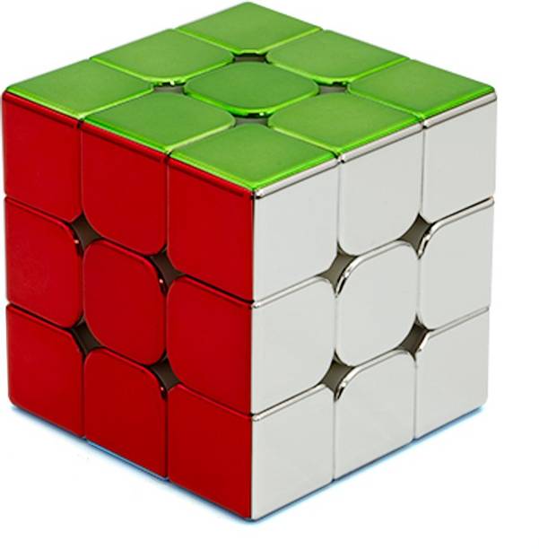 कुरिऔस जॉर्ज Cyclone Boys Metallic 3x3 Magnetic Magic Cube Puzzle Toy