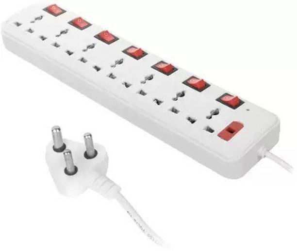 SOYEN 7 socket plus 7 switch SURGE PROTECTER with 3mtr wire 7  Socket Extension Boards