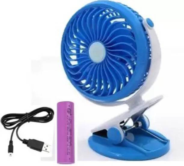 BSVR Clip Fan(360)Degree Rotate Fan 3 Mode Speed fan for Fan Speeds Control 678 64 Clip Fan(360)Degree Rotate Indoor, Outdoor Rechargeable Fan USB Fan, Rechargeable Fan