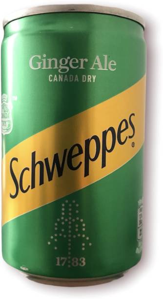 Schweppes Ginger Ale Canada Dry 150ml (Pack of 12cans) Imported Product Can