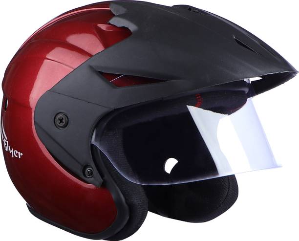 urban carrier Open Face Helmet Motorbike Helmet, High Impact Shell, ISI : Approved Motorbike Helmet