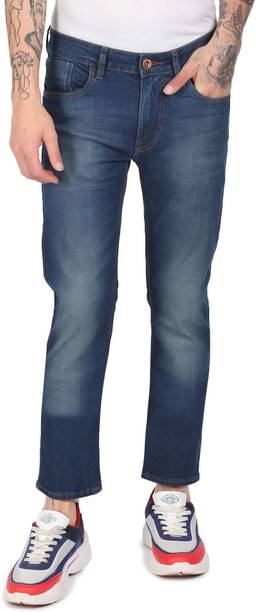 FLYING MACHINE Men Slim Low Rise Blue Jeans