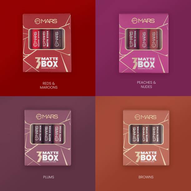 MARS Matte Lipstick Box Pack of 12