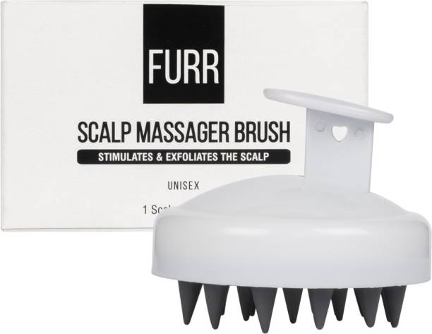 FURR By Pee Safe Scalp Hair Massager Brush | Helps In Stimulating Blood Flow & Reducing Dandruff Massager