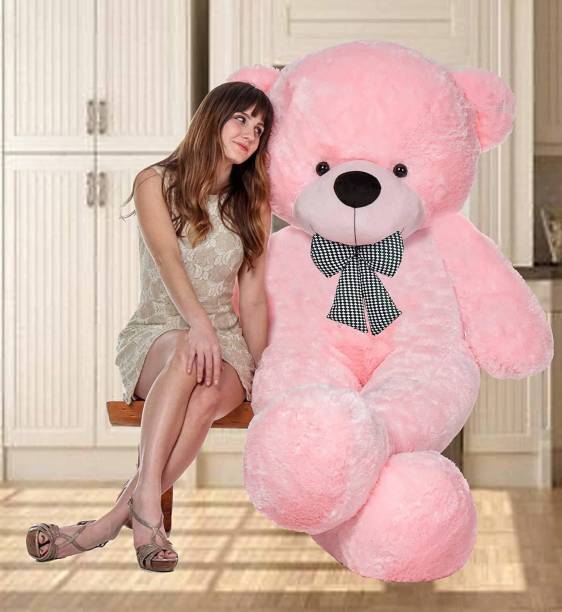 RSS SOFT TOYS 3 feet pink teddy bear  - 95.62 cm