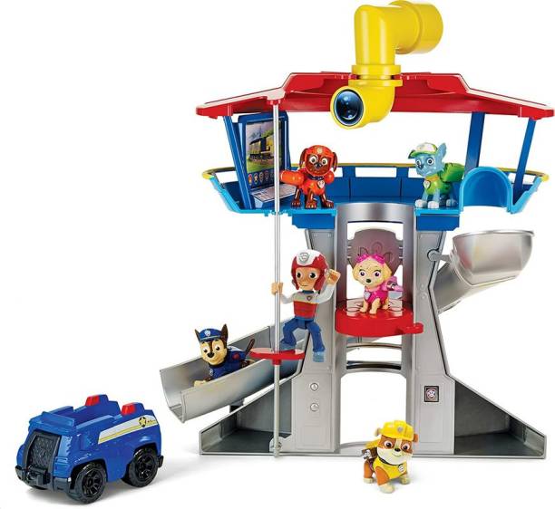 PAW PATROL Lookout Tower Playset, Toys for Boys, 3 Years & Above, Pre School Action Figures