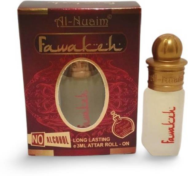 Al Nuaim Brand 100% Original Fawakeh 3Ml Great Fragrance Long-Lasting (Unisex) Floral Attar