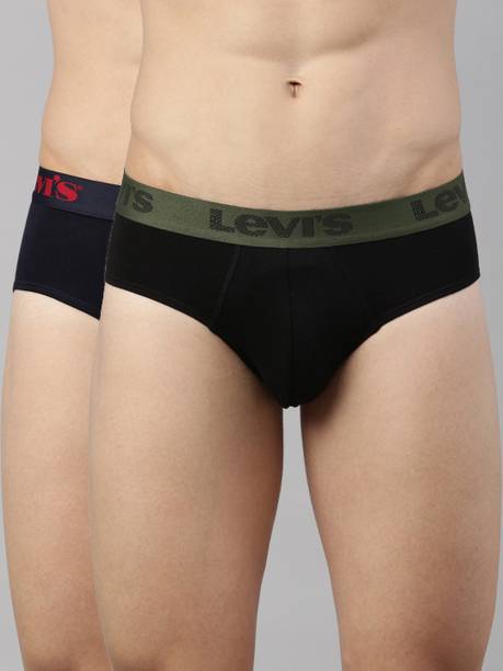 Pack of 2 Tag Free Comfort & Smartskin Technology Style# 066 Active Supima Cotton Solid Men Brief