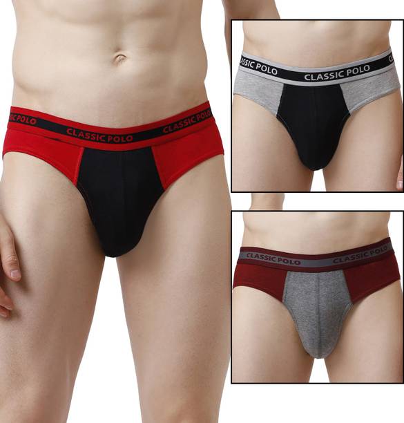 Pack of 3 Colorblock Men Brief