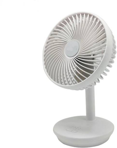 iCatch Battery Operated Chargeable Table Fan for Kids 70 mm Silent Operation 3 Blade Table Fan