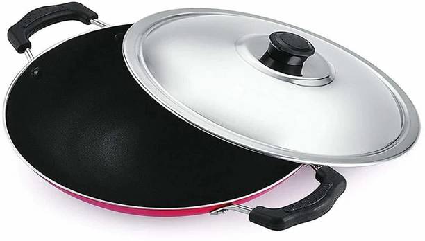 HM EVOTEK Kadhai 22 cm diameter with Lid 1 L capacity