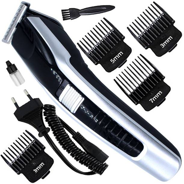 HTTCC Waterproof Rechargeable Beard Moustache Trimmer Hair Clipper 600 mAh Battery WQ Fully Waterproof Grooming Kit 120 min  Runtime 4 Length Settings