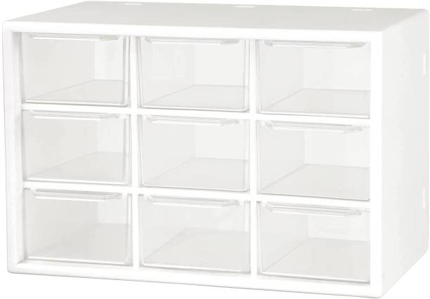 divinezon 9 Drawers storage box Plastic Free Standing Cabinet