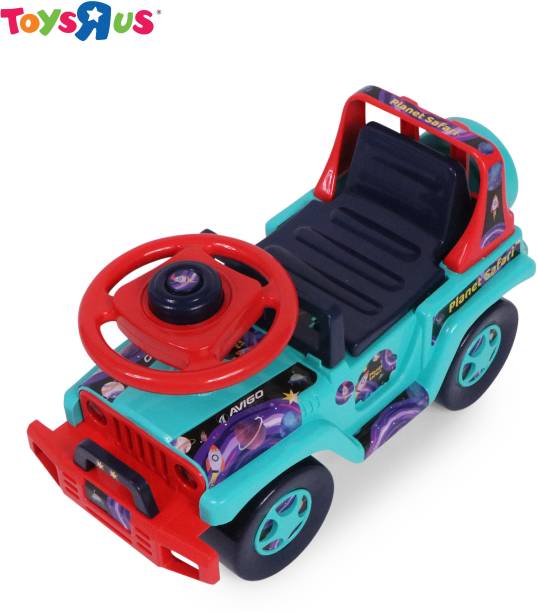 Toys R Us Avigo Safari Car with Light & sound feature For Kids Rideons & Wagons Non Battery Operated Ride On