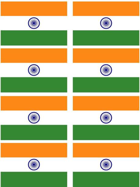 INDIAN Body Flag 7.6 cm x 11.4 cm by LazyChunks