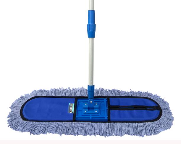 कुरोक Wet and Dry Cotton Flat Floor Mop Easy to Use Floor Cleaning Mop Home | Office डस्ट मोप