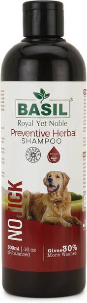BASIL No Tick Preventive Flea and Tick Natural Dog Shampoo
