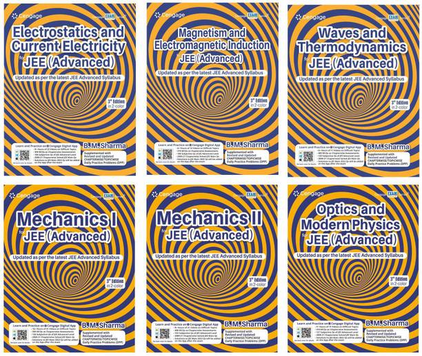 Combo For JEE Advanced : Mechanics I + Mechanics II + Magnetism & Electromagnetic Induction + Electrostatics & Current Electricity + Optics And Modern Physics + Waves & Thermodynamics - 3/e, 2022