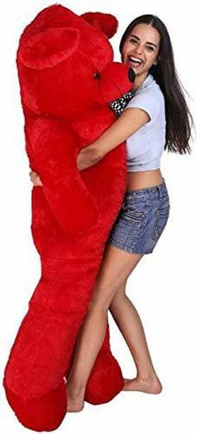 TRUELOVER Teddy Bear for Girls and kids for Birthday, Soft Teddy for Gift 5 Feet Red  - 65 inch
