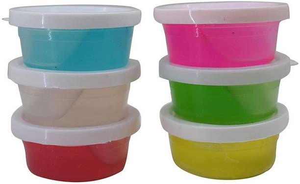 MSN Crystal Clay Soft Slime Transparent Magic Mud Non Toxic