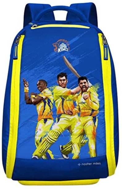 NASHER MILES CSK Blue-Yellow Players Laptop Backpack 35 L Laptop Backpack