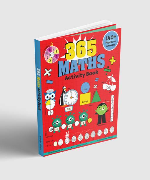 365 Maths Activity Book?for Kids Age 5+  - By Miss & Chief