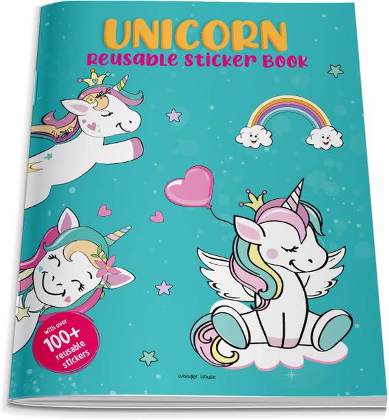 Unicorn World Fun Reusable Sticker Book?for Chindren