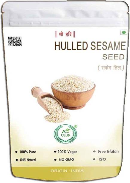 AGRI CLUB Hulled Sesame Seed 1 Kg Sesame Seeds