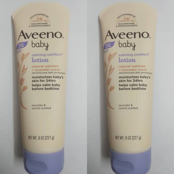 Aveeno baby calming comfort lotion lavender & vanilla scented 8oz (Pack of 2)