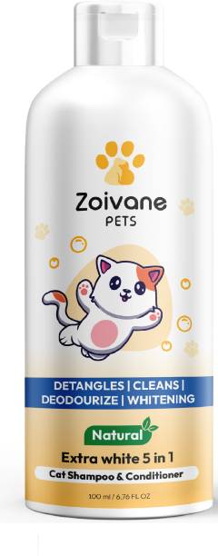 Zoivane Zoivane Pets Cat floral and sweet Shampoo with Conditioner Anti-dandruff, Allergy Relief, Anti-fungal, Conditioning, Anti-itching Floral, Sweet Cat Shampoo