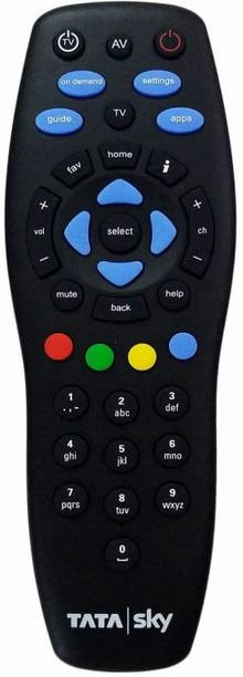 Tata Sky Universal 100% Original [CHECK IMAGES BEFORE PURCHASE] Tata Sky Setop Box, Tata Sky box, Tata Sky hd Remote Controller